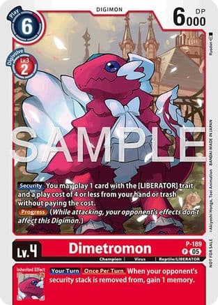 Dimetromon (Store Tournament 2025 Vol.3 Participation Pack) — Digimon Promotion Cards