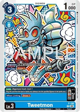 Tweetmon (Store Tournament 2025 Vol.3 Participation Pack) — Digimon Promotion Cards