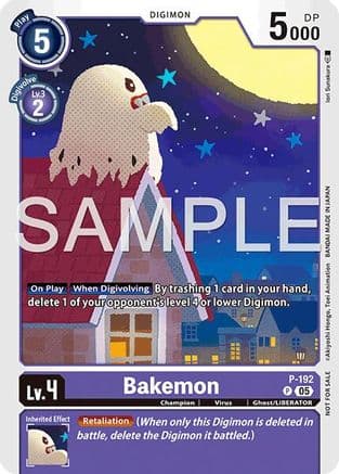 Bakemon (Store Tournament 2025 Vol.3 Participation Pack) — Digimon Promotion Cards Digimon Card Game card by Iori Sunakura