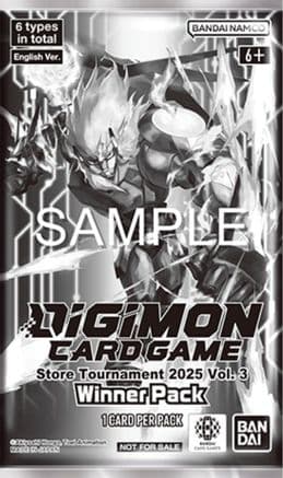 Store Tournament 2025 Vol.3 Winner Pack — Digimon Promotion Cards