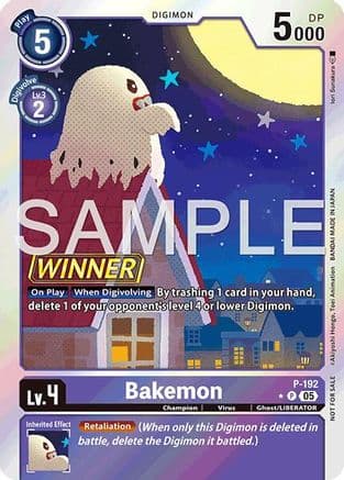 Bakemon (Store Tournament 2025 Vol.3 Winner Pack) — Digimon Promotion Cards