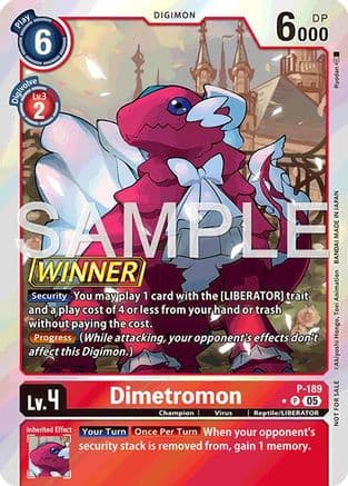 Dimetromon (Store Tournament 2025 Vol.3 Winner Pack) — Digimon Promotion Cards