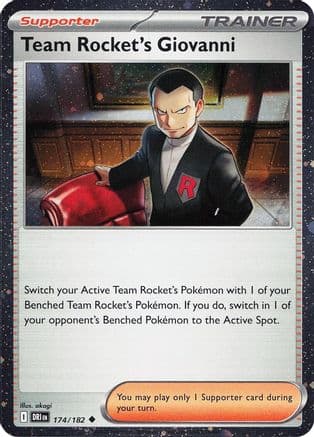 Team Rocket's Giovanni (Cosmos Holo) — Miscellaneous Cards & Products Pokémon TCG card by aky