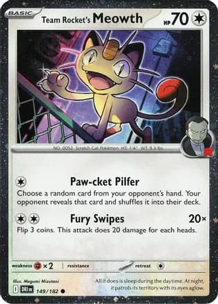 Team Rocket's Meowth (Cosmos Holo) — Miscellaneous Cards & Products