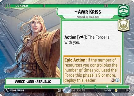 Avar Kriss - Marshal of Starlight (Hyperspace) — Legends of the Force