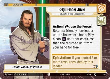 Qui-Gon Jinn - Student of the Living Force (Hyperspace) — Legends of the Force