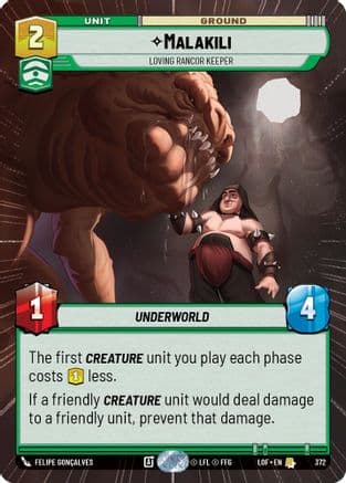 Malakili - Loving Rancor Keeper (Hyperspace) — Legends of the Force