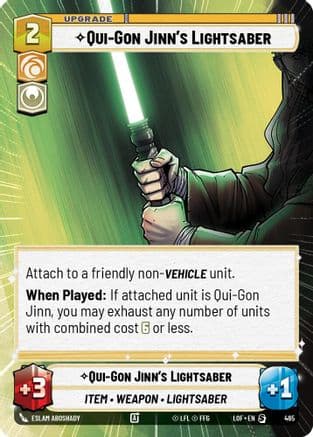 Qui-Gon Jinn's Lightsaber (Hyperspace) — Legends of the Force
