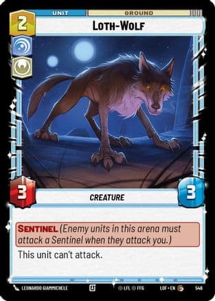 Loth-Wolf (Foil) — Legends of the Force