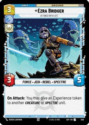 Ezra Bridger - Attuned With Life (Foil) — Legends of the Force