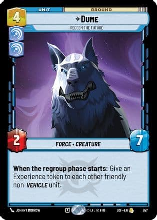 Dume - Redeem the Future (Foil) — Legends of the Force