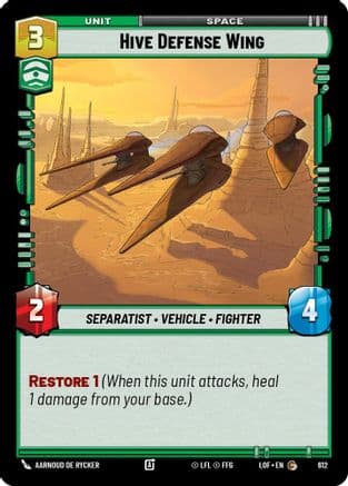 Hive Defense Wing (Foil) — Legends of the Force