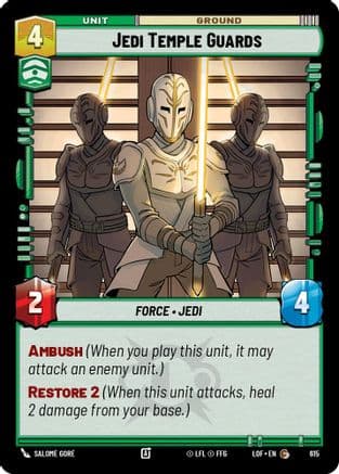 Jedi Temple Guards (Foil) — Legends of the Force