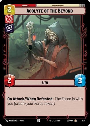 Acolyte of the Beyond (Foil) — Legends of the Force