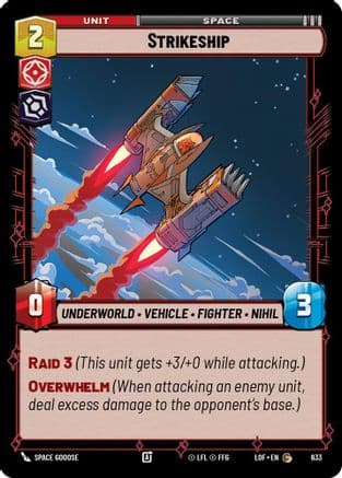 Strikeship (Foil) — Legends of the Force