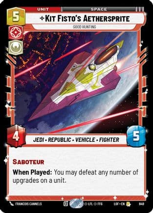 Kit Fisto's Aethersprite - Good Hunting (Foil) — Legends of the Force