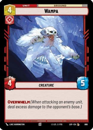 Wampa (Foil) — Legends of the Force