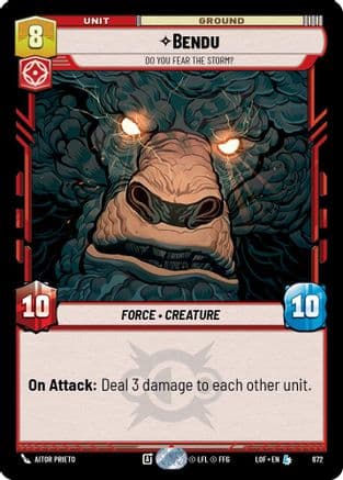 Bendu - Do You Fear the Storm? (Foil) — Legends of the Force