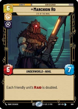 Marchion Ro - Eye of the Nihil (Foil) — Legends of the Force