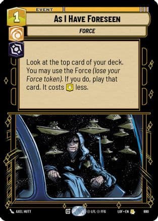 As I Have Foreseen (Foil) — Legends of the Force