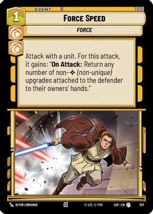 Force Speed (Foil) — Legends of the Force