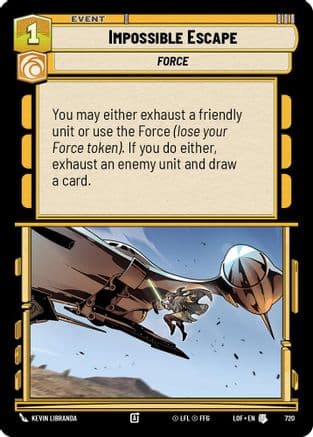 Impossible Escape (Foil) — Legends of the Force