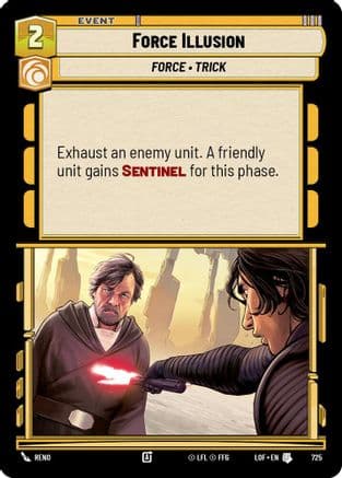 Force Illusion (Foil) — Legends of the Force Star Wars: Unlimited card by Reno