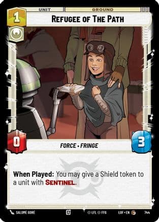 Refugee of The Path (Foil) — Legends of the Force