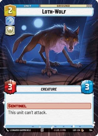 Loth-Wolf (Hyperspace Foil) — Legends of the Force