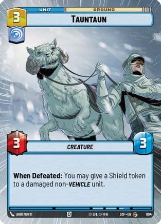 Tauntaun (Hyperspace Foil) — Legends of the Force