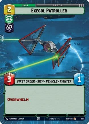 Exegol Patroller (Hyperspace Foil) — Legends of the Force