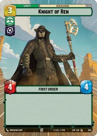 Knight of Ren (Hyperspace Foil) — Legends of the Force