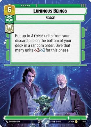 Luminous Beings (Hyperspace Foil) — Legends of the Force