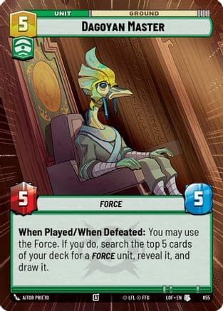 Dagoyan Master (Hyperspace Foil) — Legends of the Force