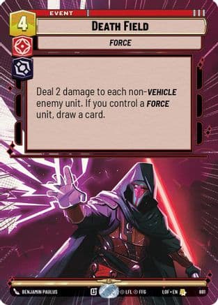 Death Field (Hyperspace Foil) — Legends of the Force