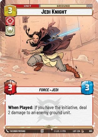 Jedi Knight (Hyperspace Foil) — Legends of the Force