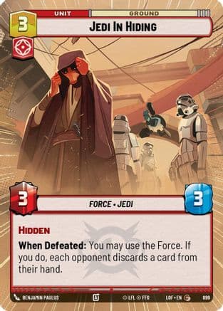 Jedi In Hiding (Hyperspace Foil) — Legends of the Force