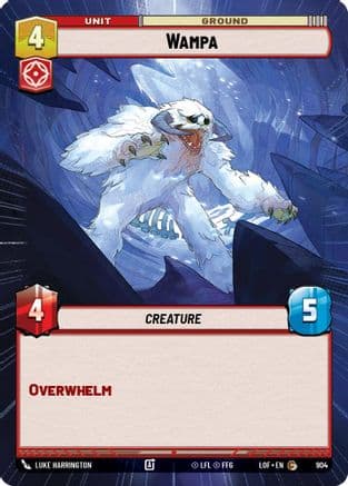 Wampa (Hyperspace Foil) — Legends of the Force