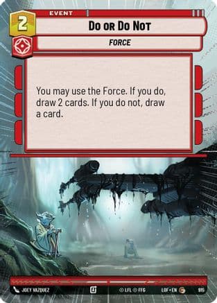 Do or Do Not (Hyperspace Foil) — Legends of the Force