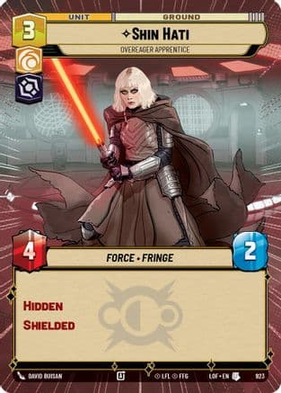 Shin Hati - Overeager Apprentice (Hyperspace Foil) — Legends of the Force