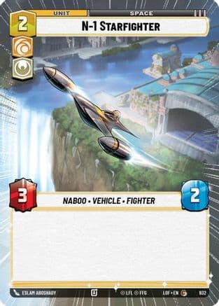 N-1 Starfighter (Hyperspace Foil) — Legends of the Force