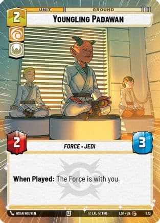 Youngling Padawan (Hyperspace Foil) — Legends of the Force