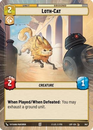Loth-Cat (Hyperspace Foil) — Legends of the Force