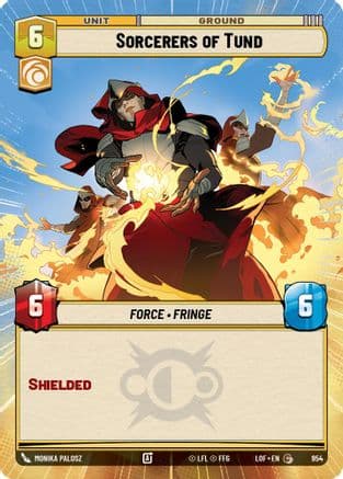 Sorcerers of Tund (Hyperspace Foil) — Legends of the Force Star Wars: Unlimited card by Monika Palosz
