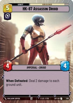 HK-87 Assassin Droid (Hyperspace Foil) — Legends of the Force