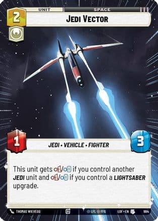 Jedi Vector (Hyperspace Foil) — Legends of the Force