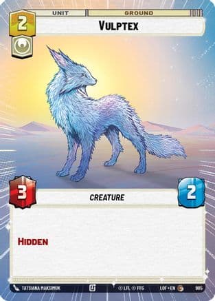 Vulptex (Hyperspace Foil) — Legends of the Force
