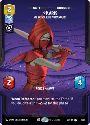 Karis - We Don't Like Strangers (Prestige) — Legends of the Force