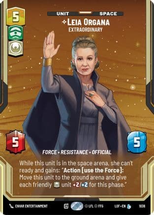 Leia Organa - Extraordinary (Prestige) — Legends of the Force