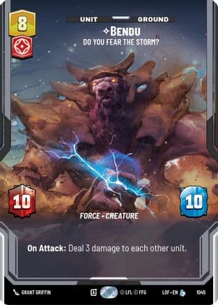 Bendu - Do You Fear the Storm? (Prestige) — Legends of the Force